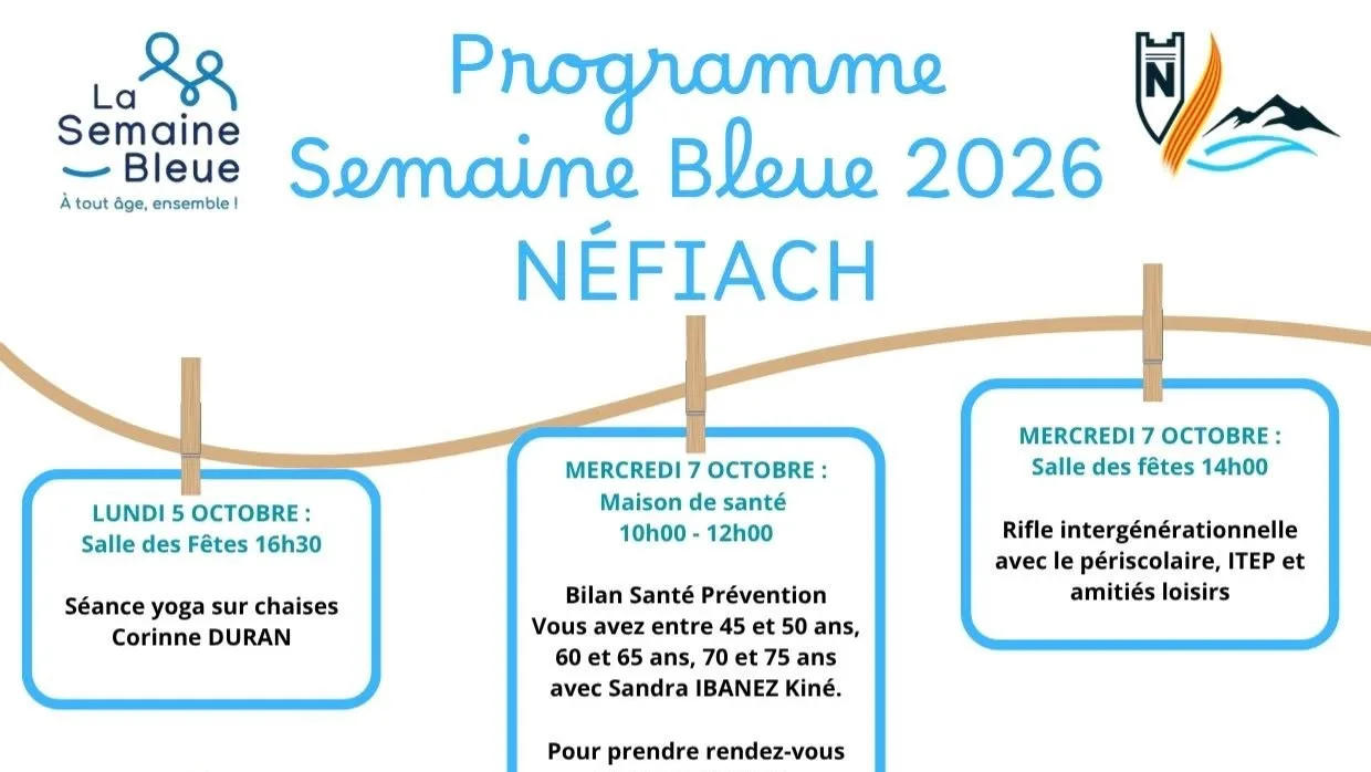Semaine Bleue 2026 : une semaine pour nos aînés